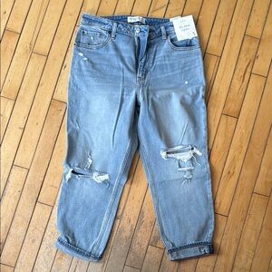 Abercrombie & Fitch Blue Boyfriend Jeans Relaxed Fit